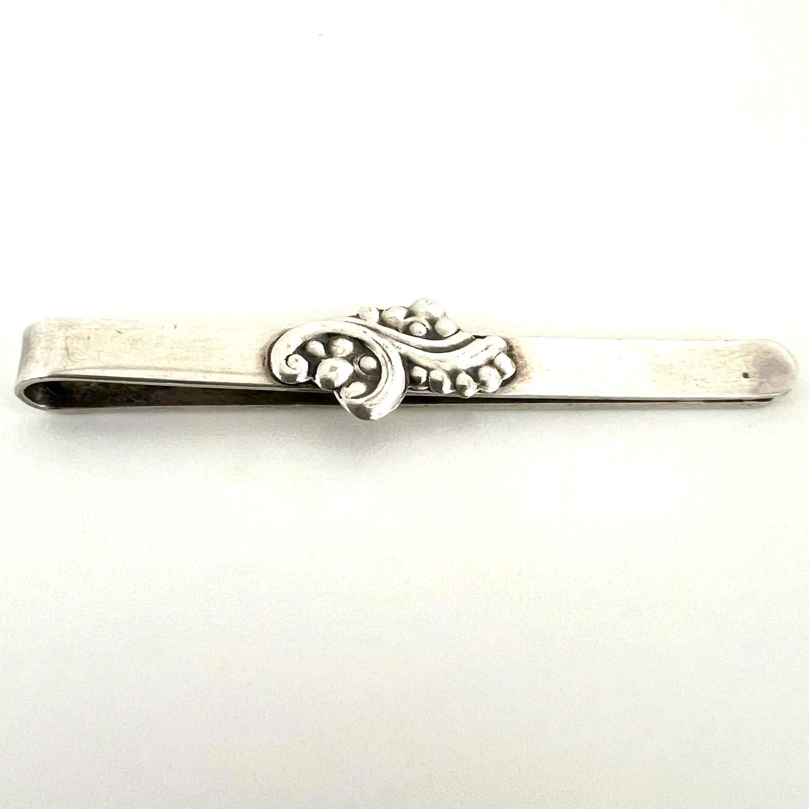 Antiker Silber Krawattenhalter 