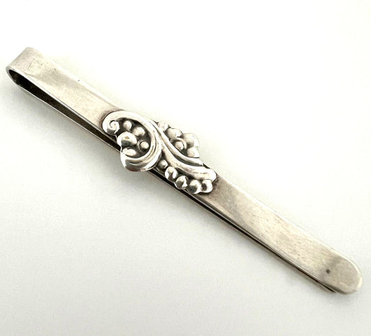 Antiker Silber Krawattenhalter 