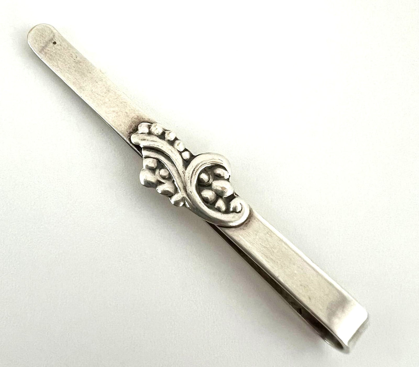 Antiker Silber Krawattenhalter 