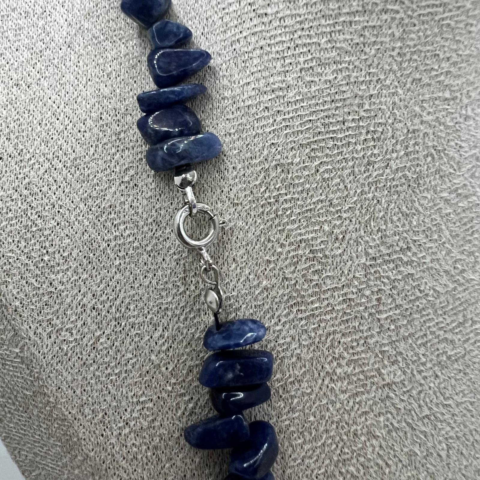 Echte Lapis Lazuli Splitterkette 