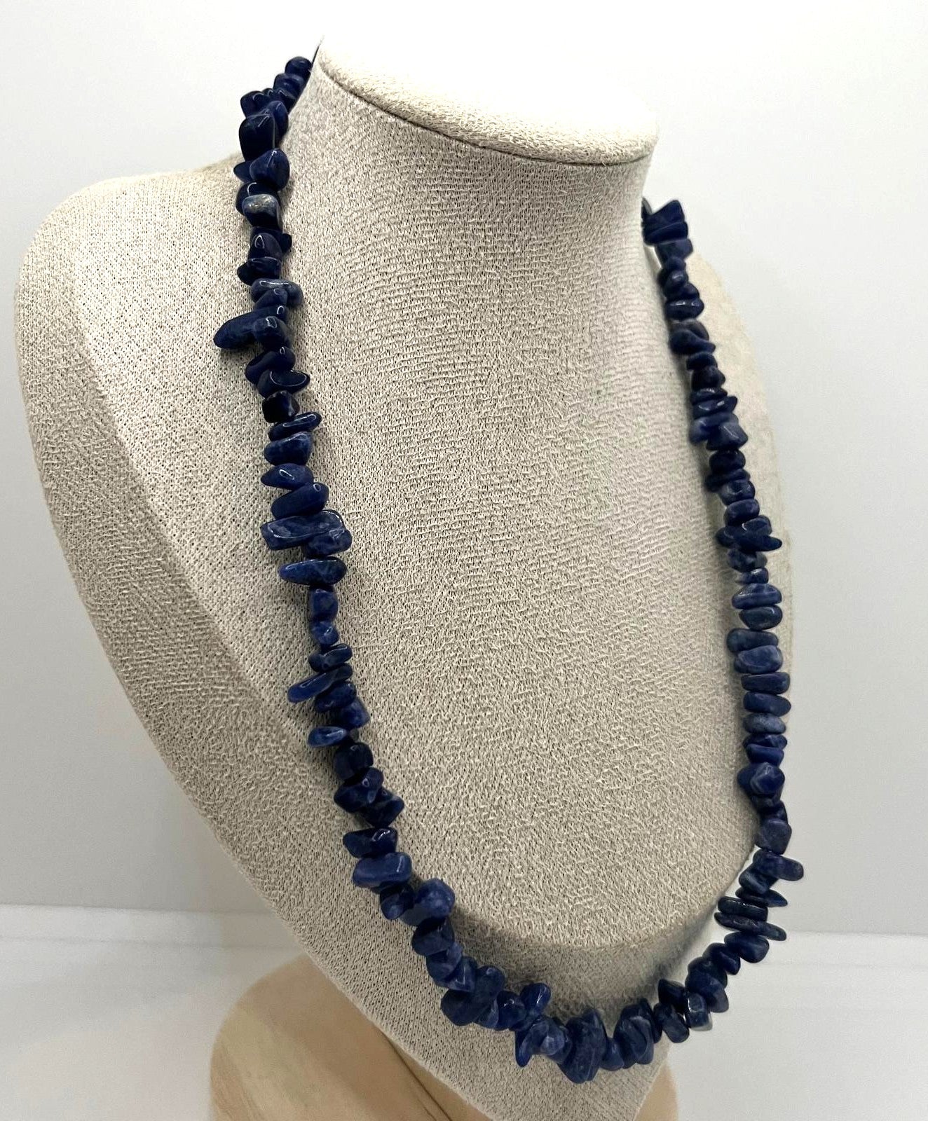 Echte Lapis Lazuli Splitterkette 