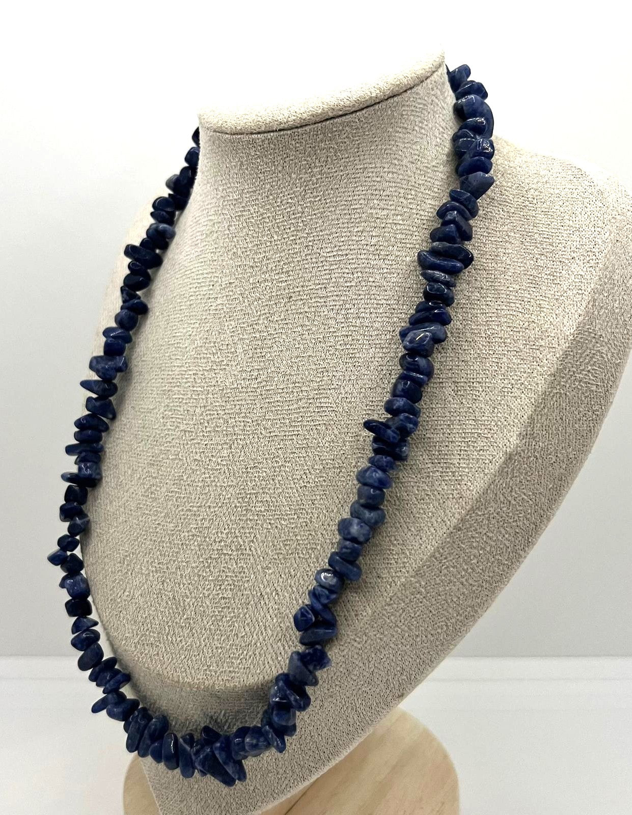Echte Lapis Lazuli Splitterkette 