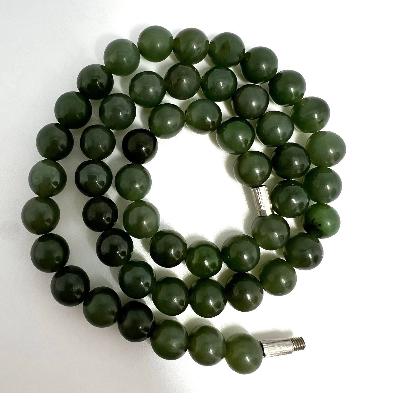 Vintage Jade Perlen Collier