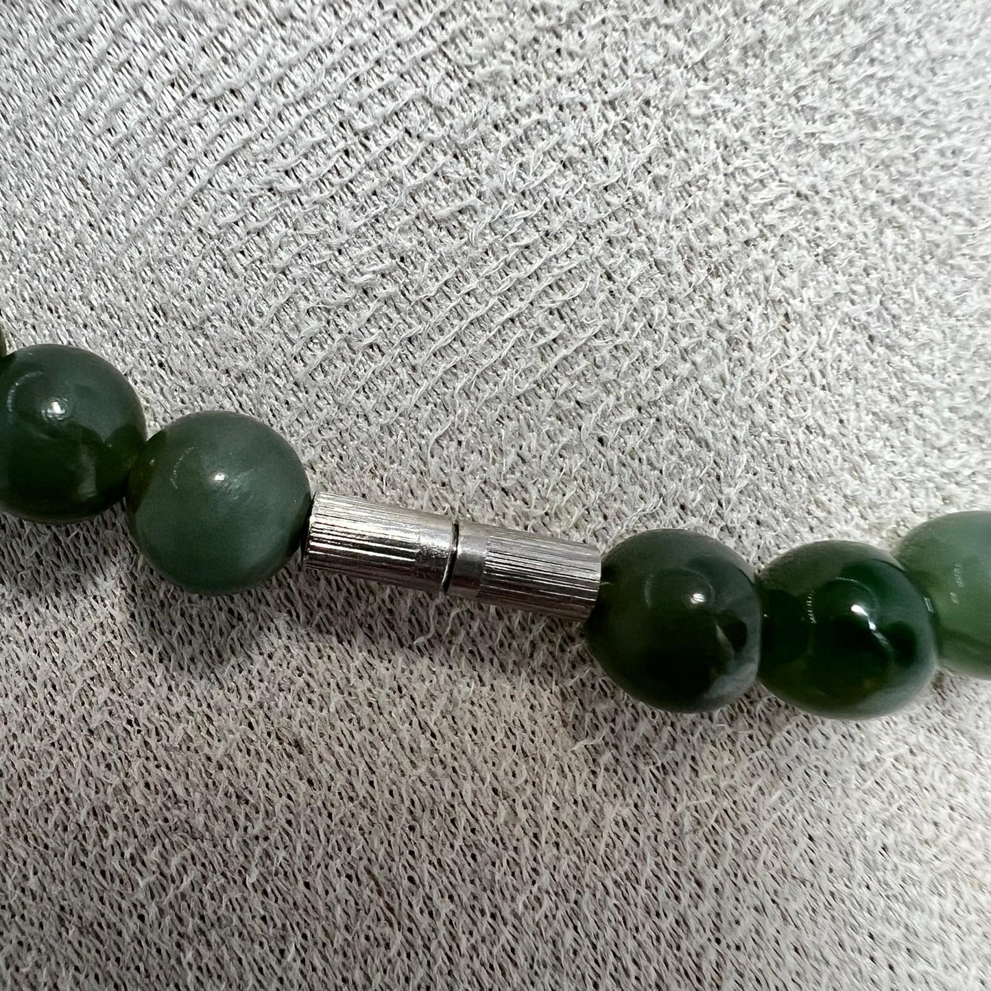 Vintage Jade Perlen Collier