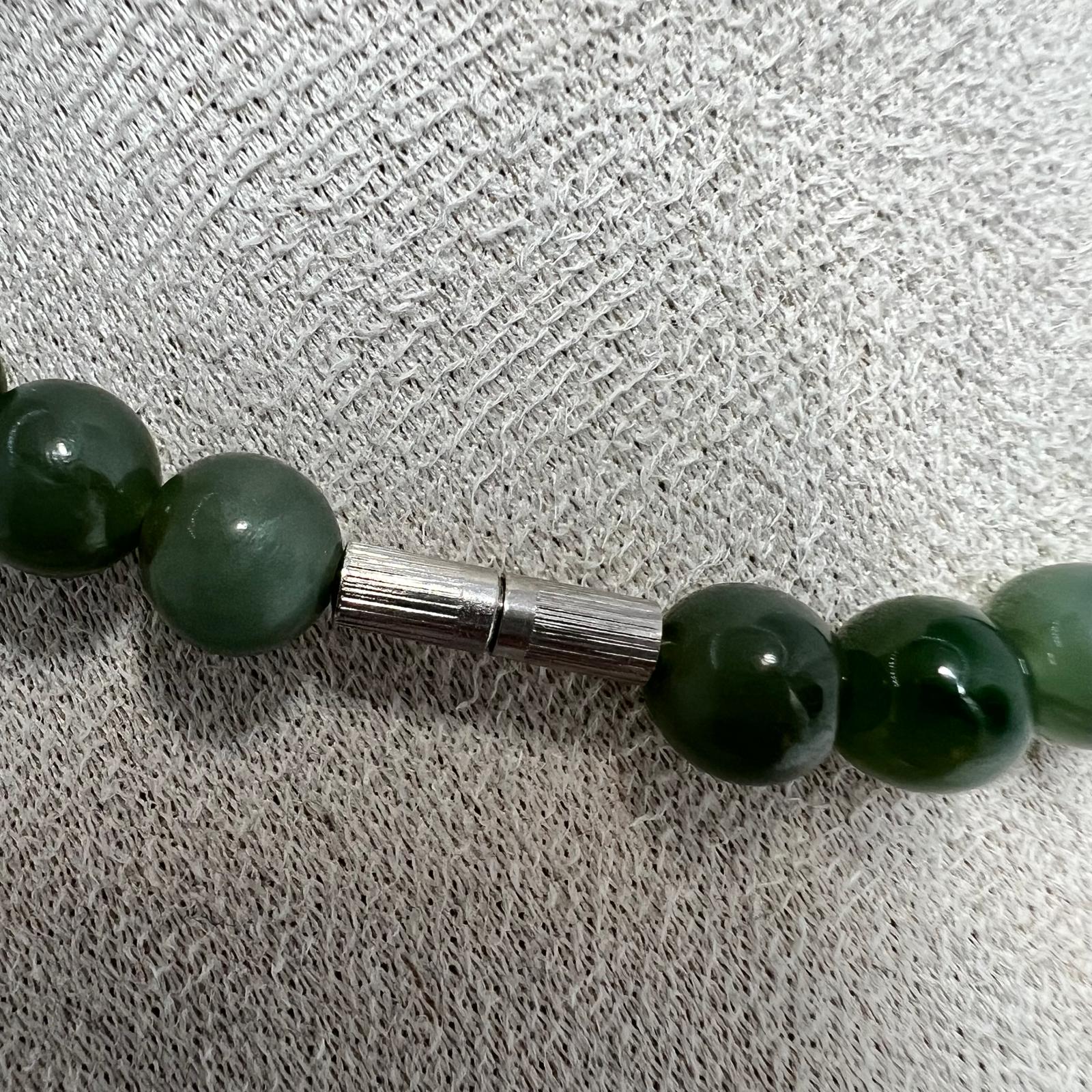 Vintage Jade Perlen Collier