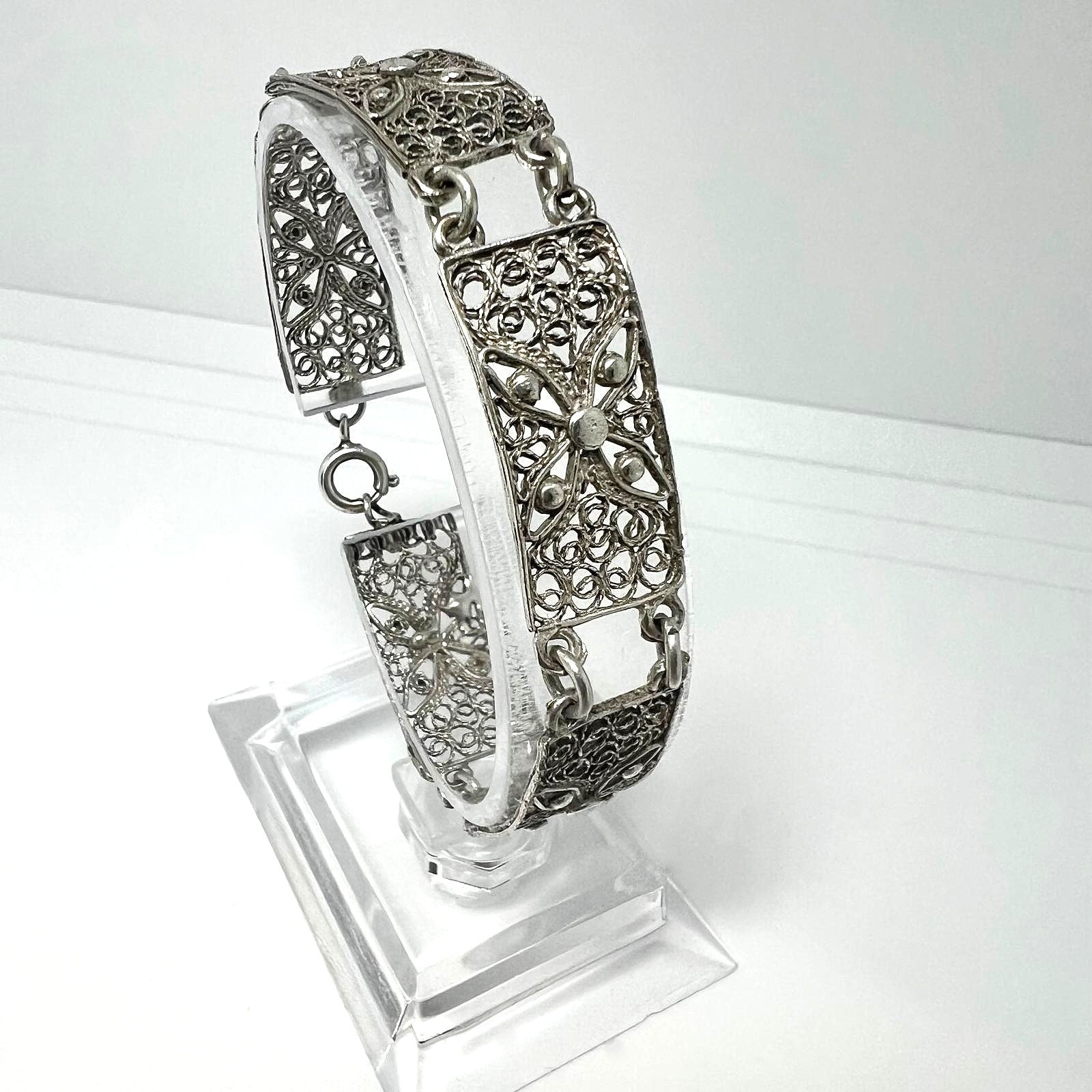 Antikes Silber Filigran Armband 