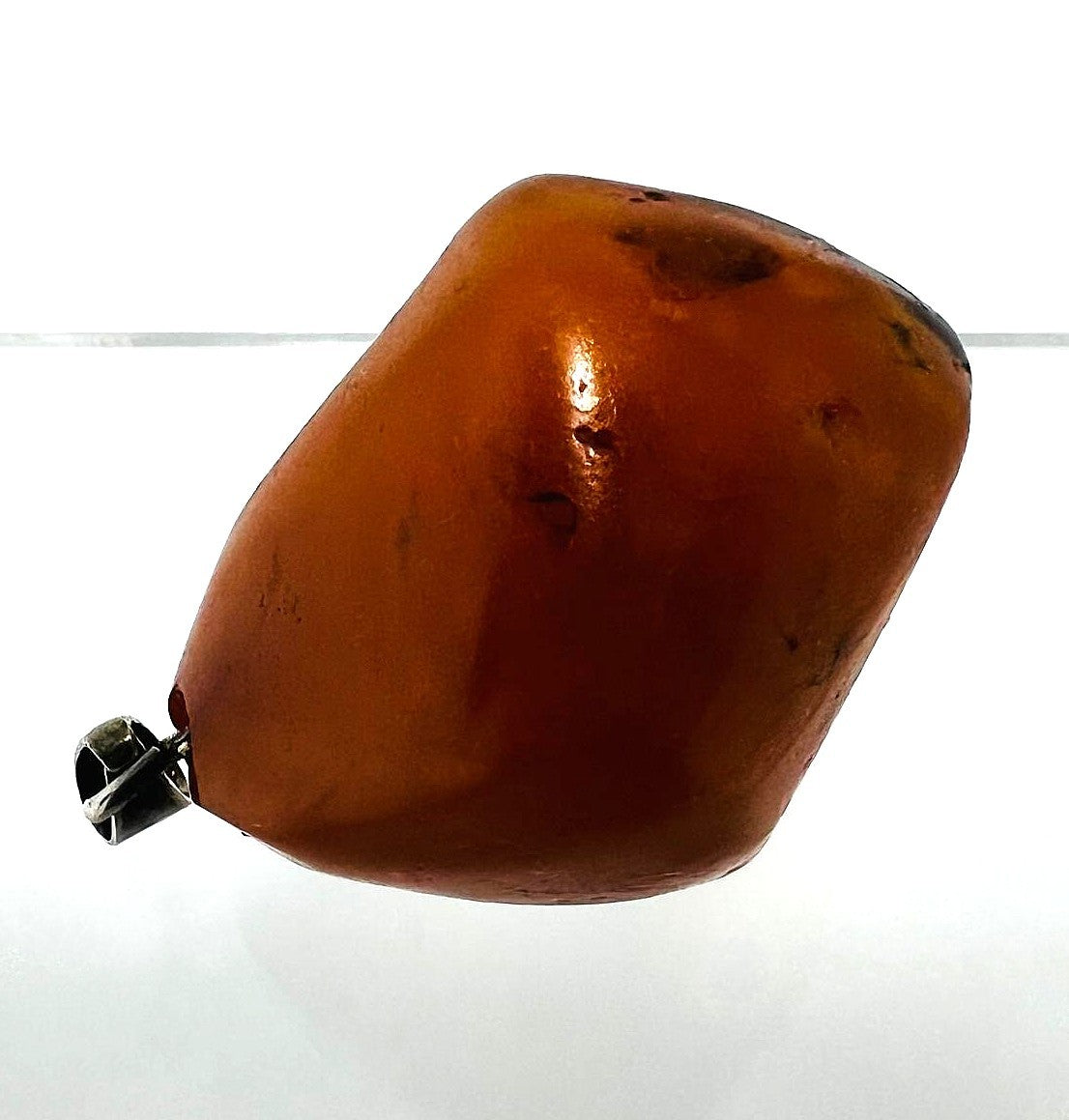 Großer Butterscotch-Bernstein Anhänger 