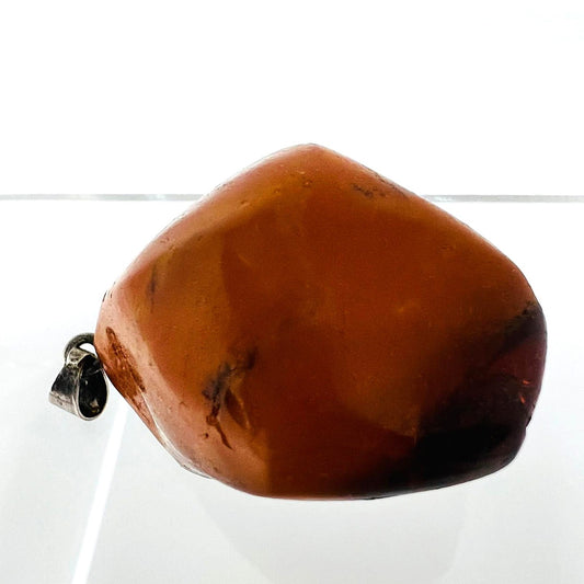 Großer Butterscotch-Bernstein Anhänger 
