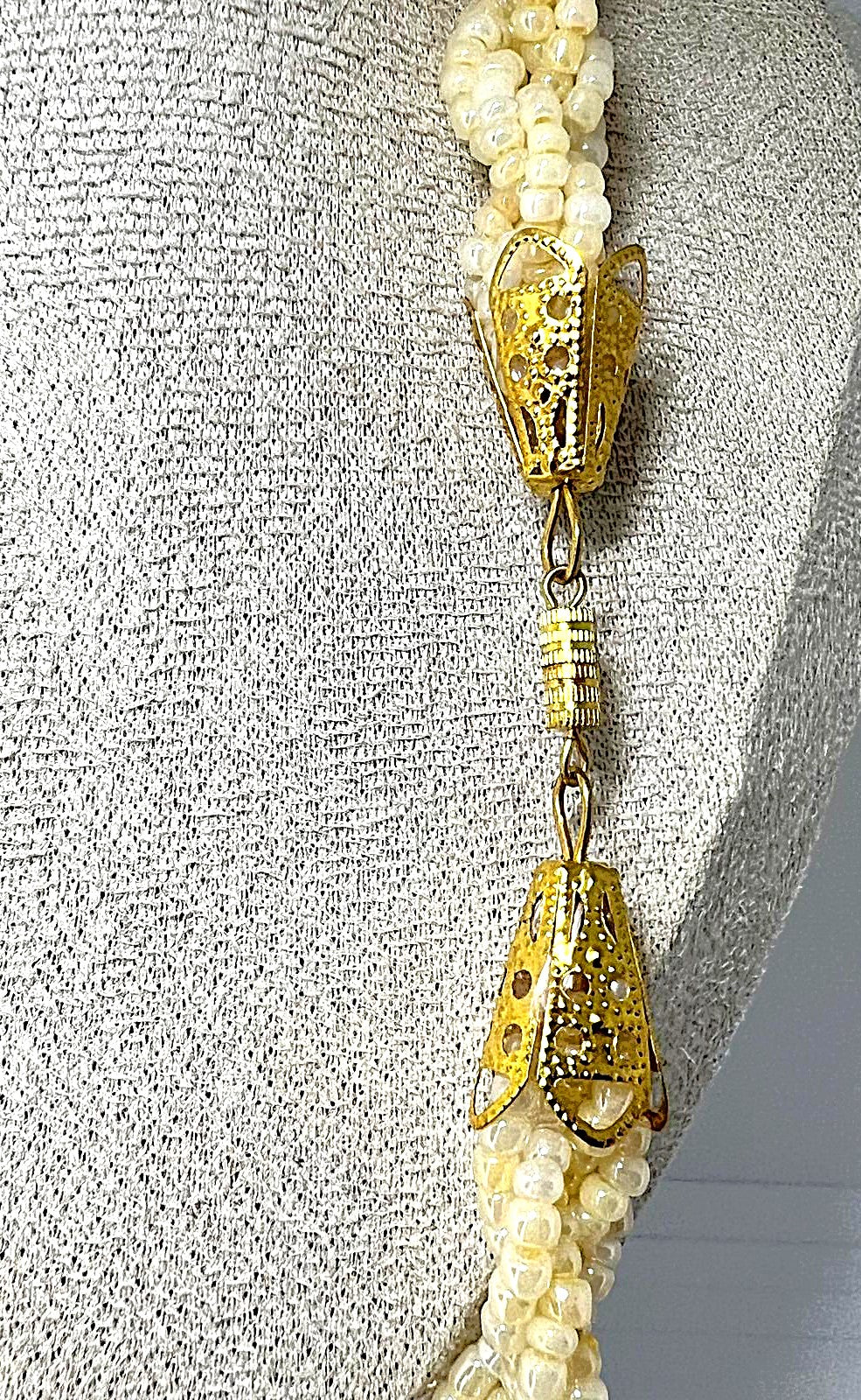 Vintage Glas-Perlenkette