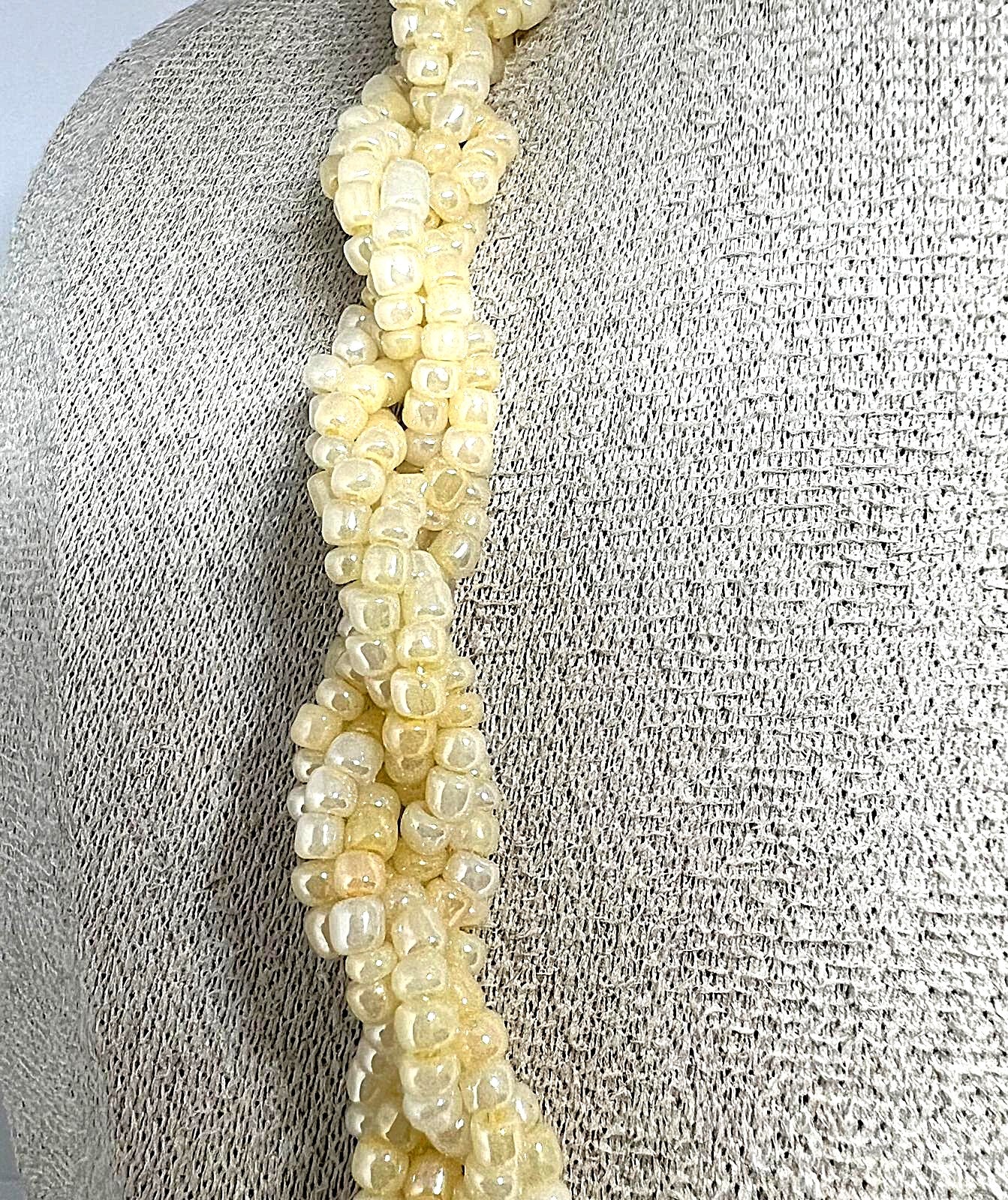 Vintage Glas-Perlenkette