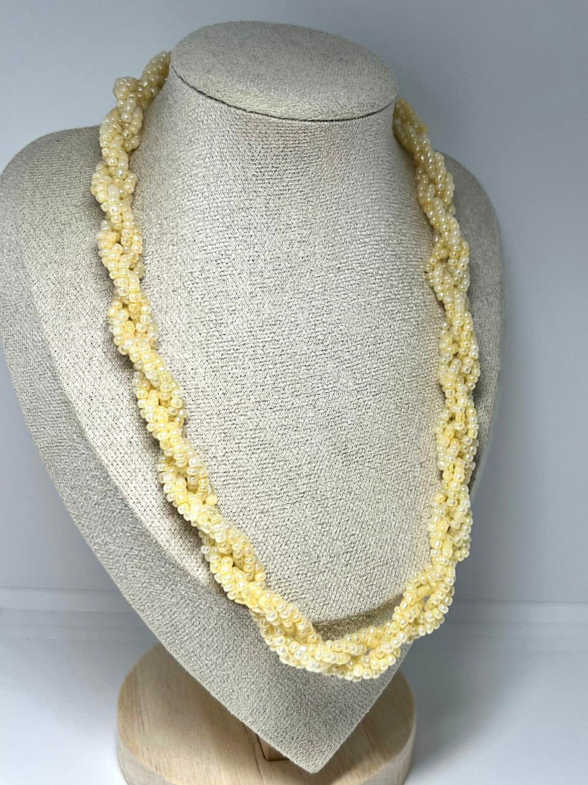 Vintage Glas-Perlenkette