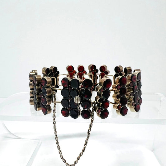 Viktorianisches Böhmisches Granat Armband 
