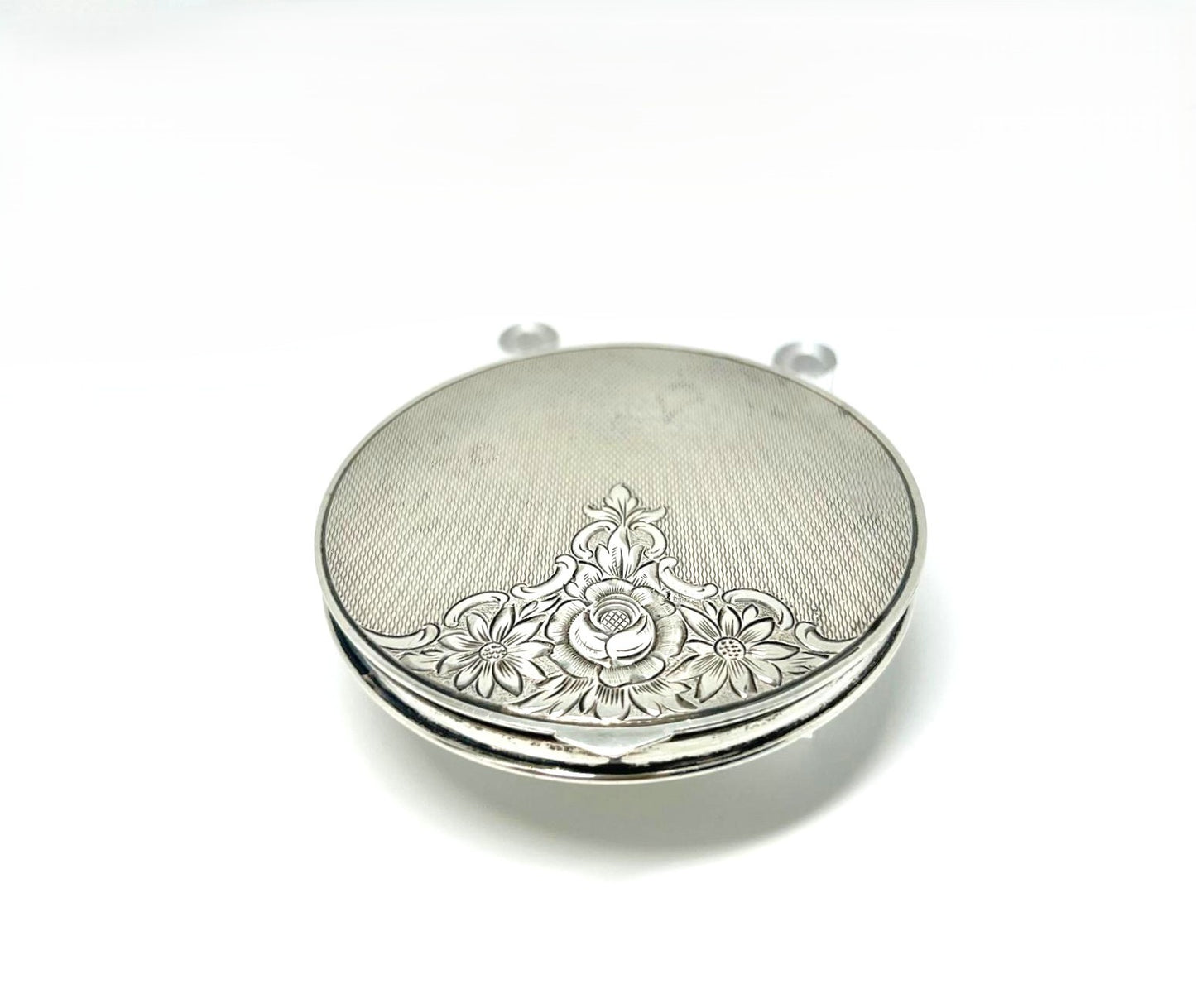 Art Déco Puderdose 835 Silber