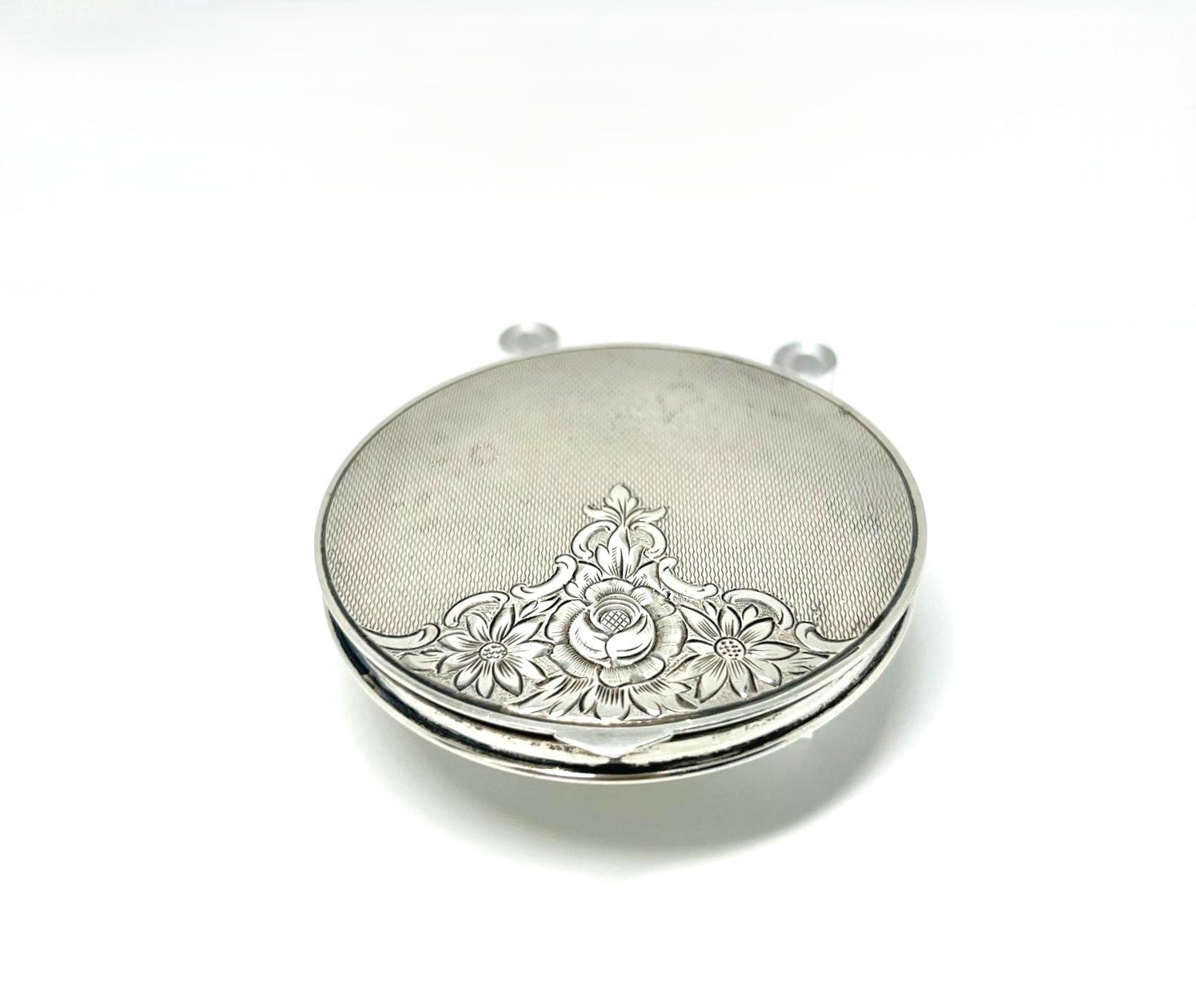 Art Déco Puderdose 835 Silber