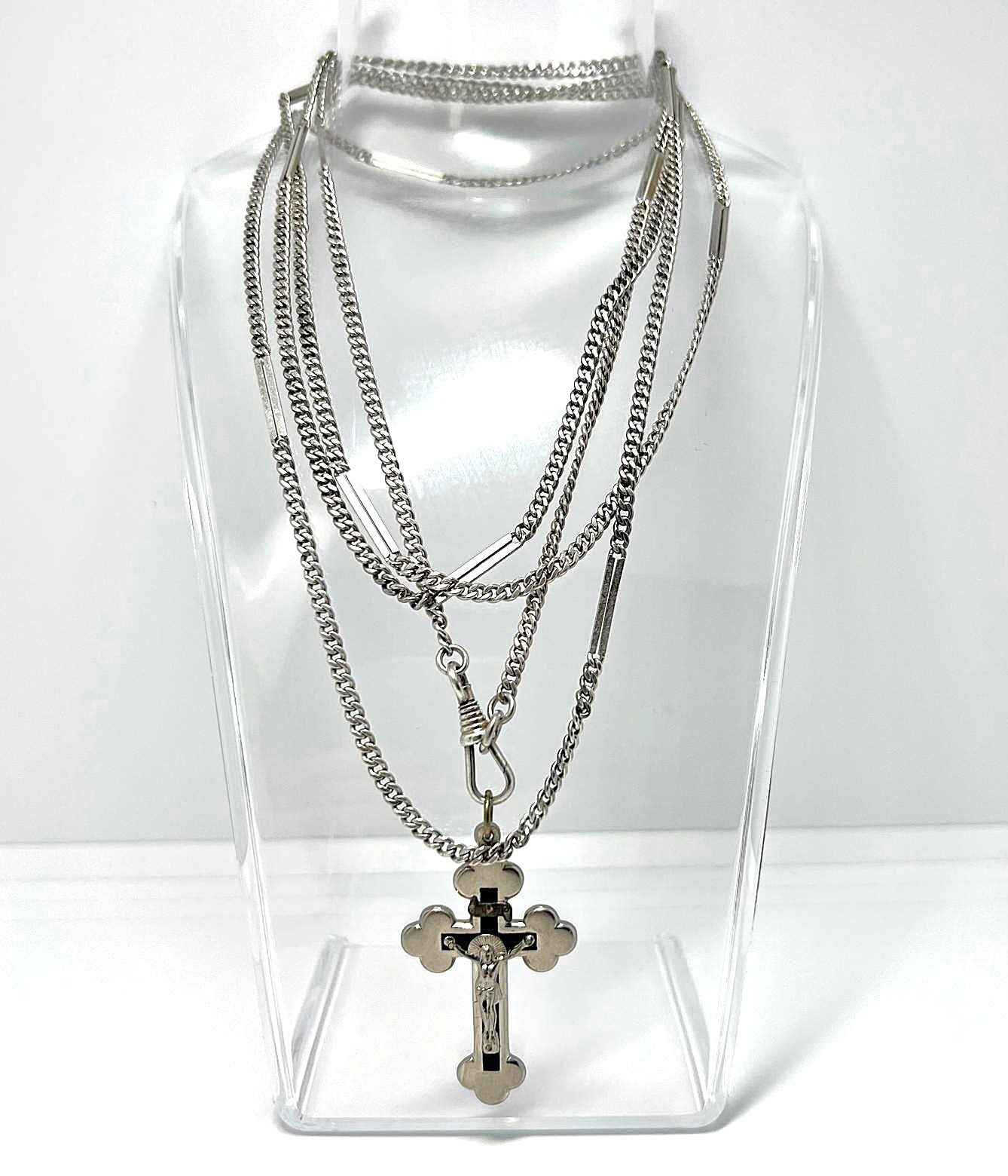 Viktorianische Silber Guard Chain 