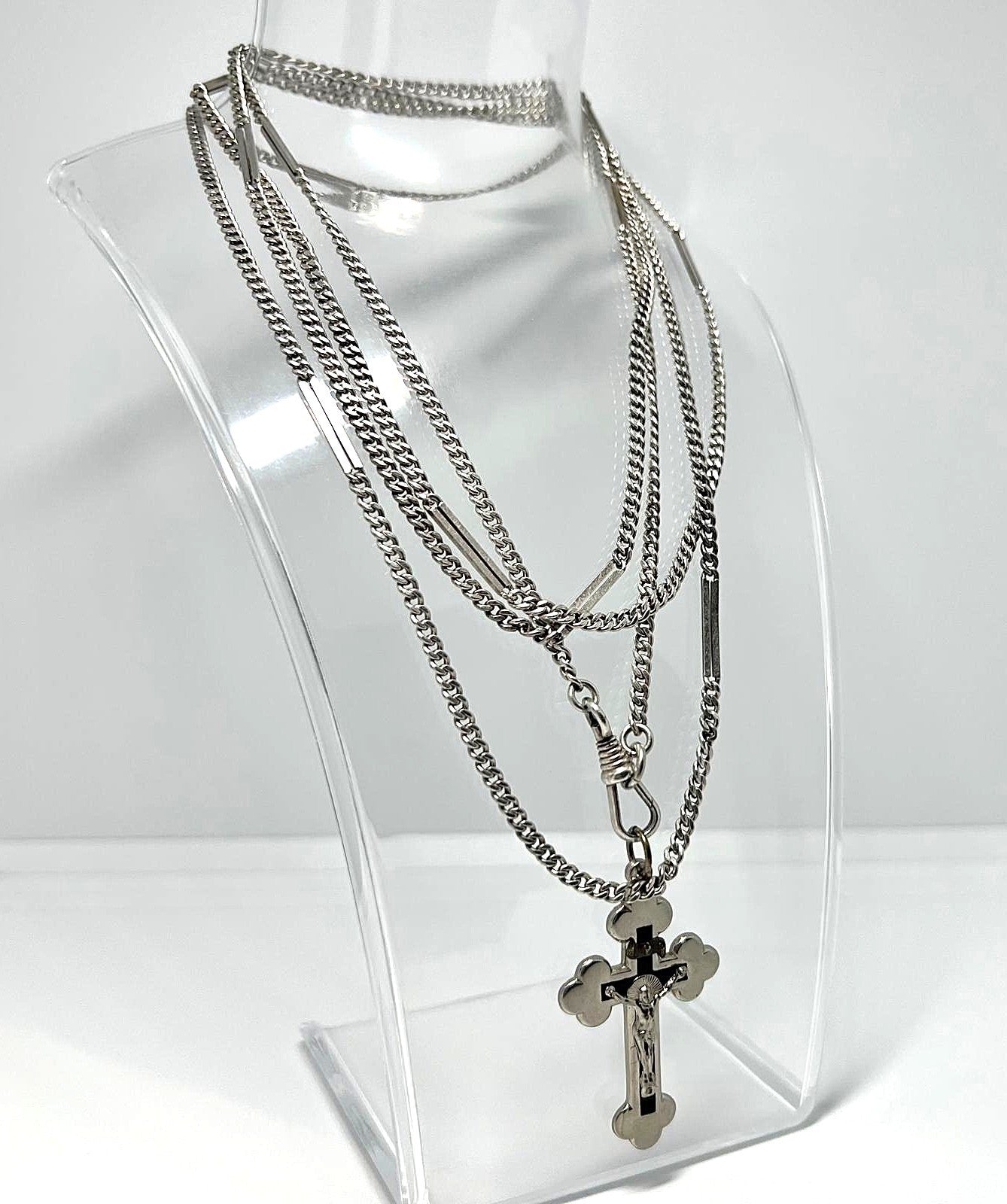 Viktorianische Silber Guard Chain 