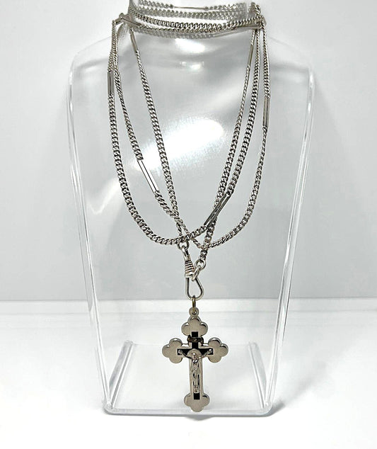 Viktorianische Silber Guard Chain 