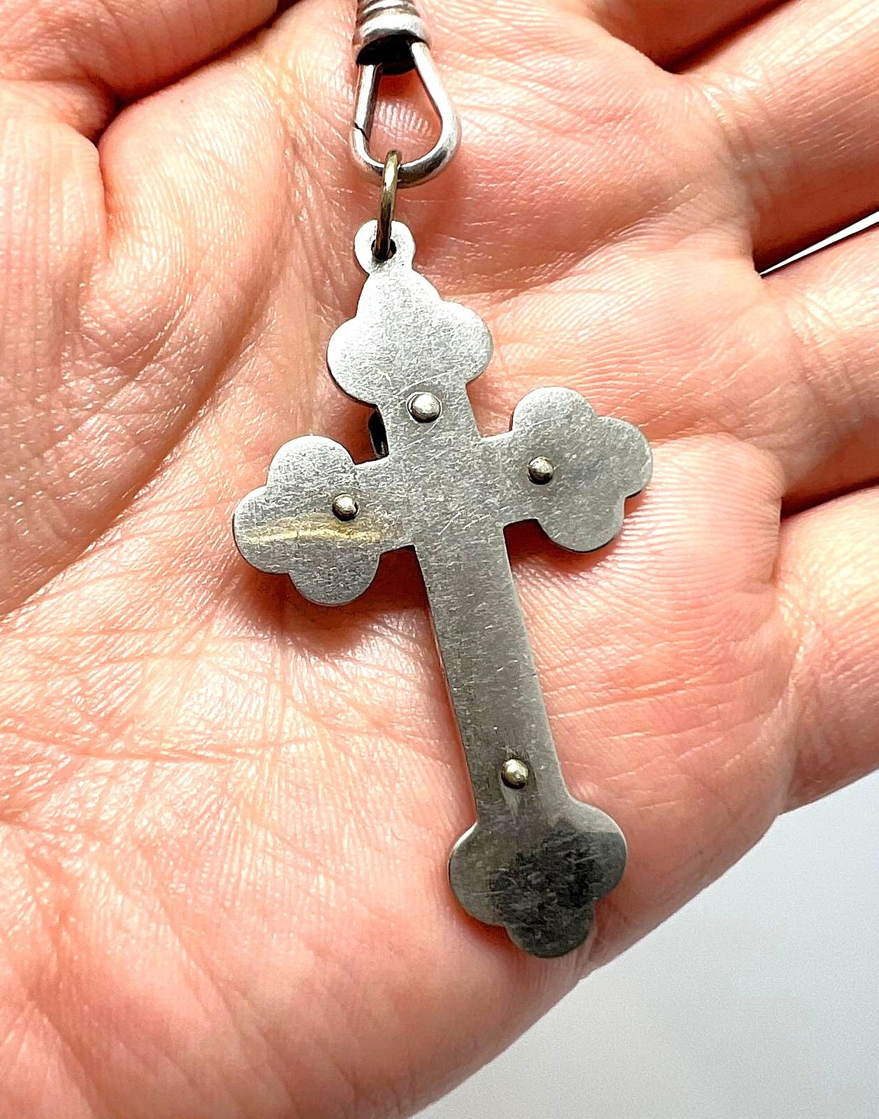 Viktorianische Silber Guard Chain 