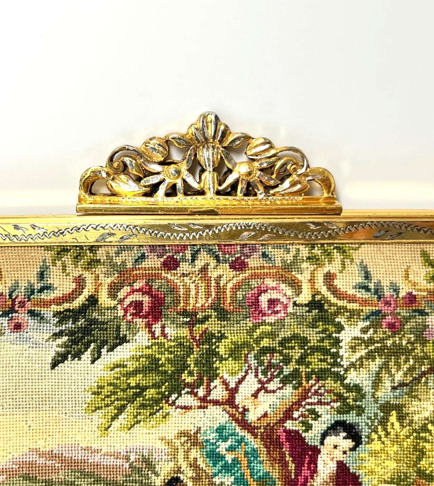 Vintage Tapisserie Abendtasche