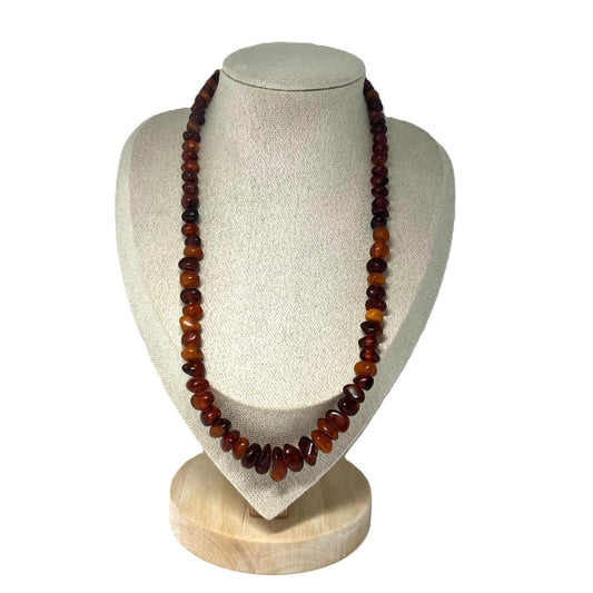 Antike Bernsteinkette Naturbernstein 