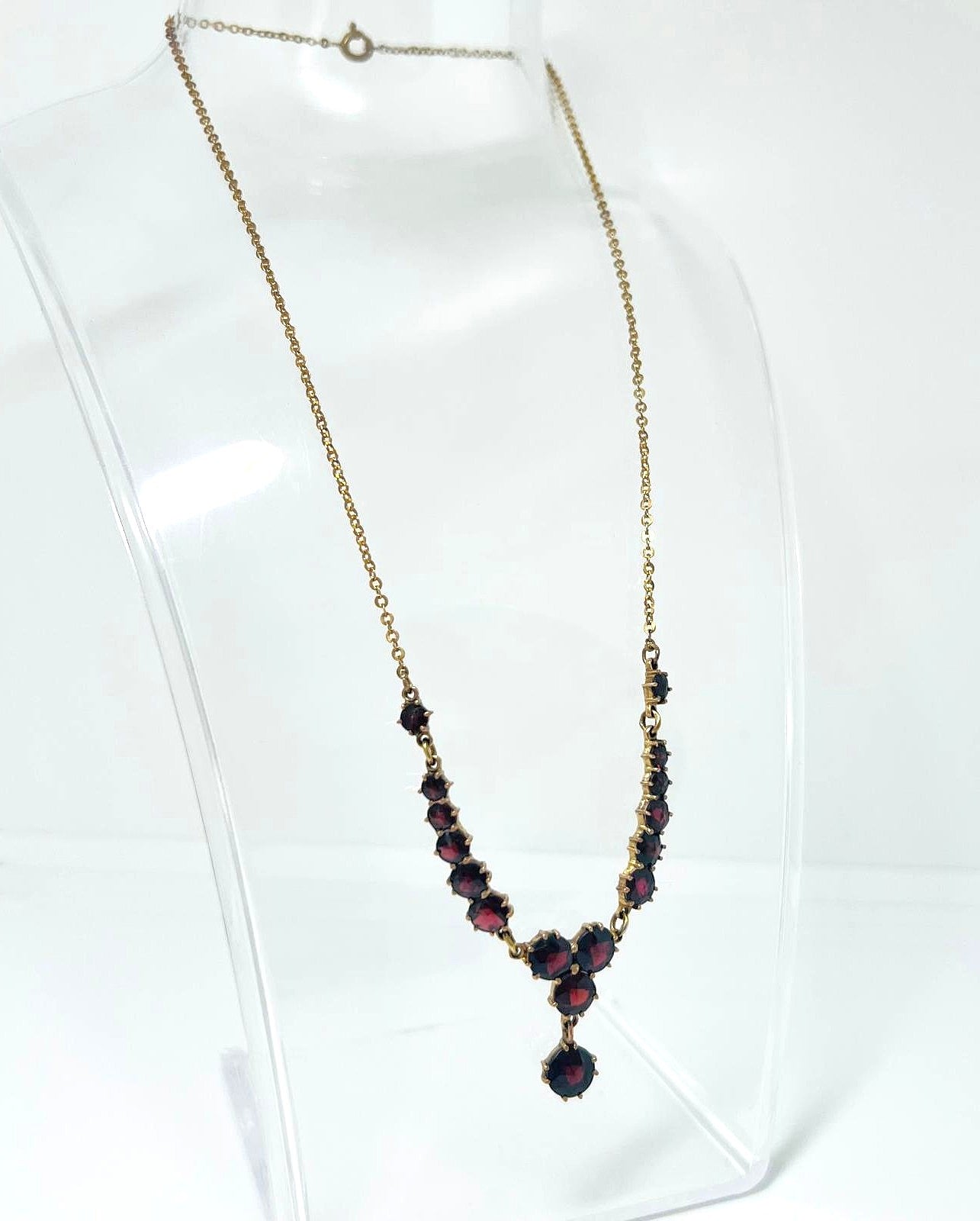 Antikes Granat Collier