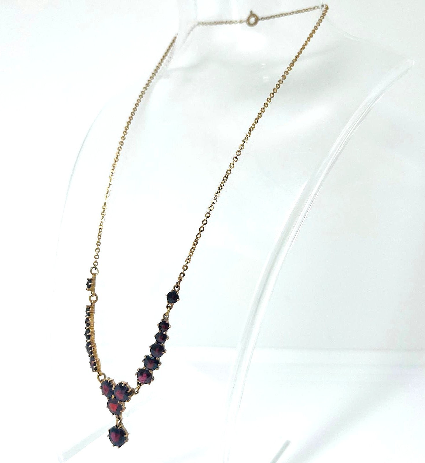 Antikes Granat Collier