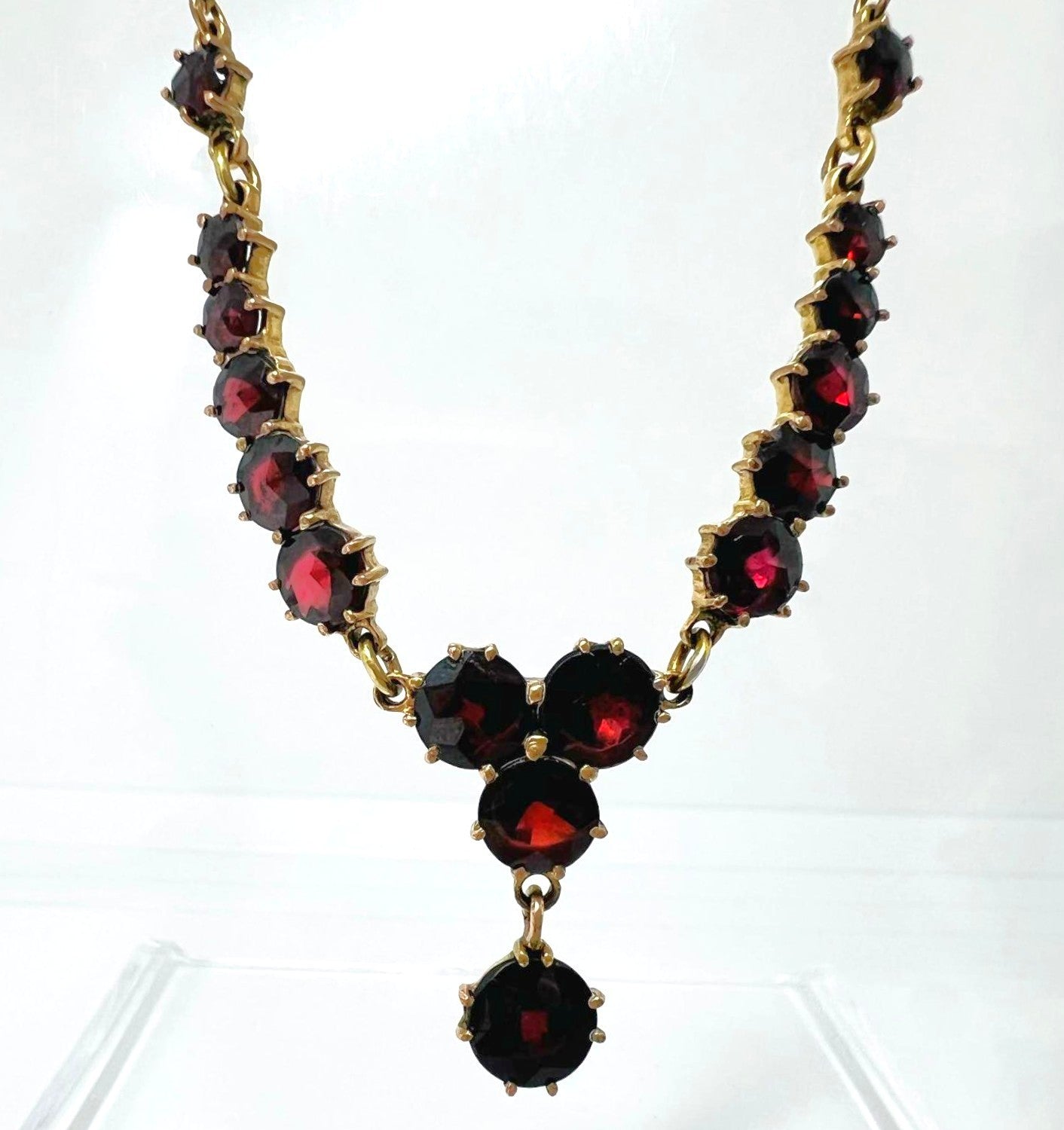 Antikes Granat Collier