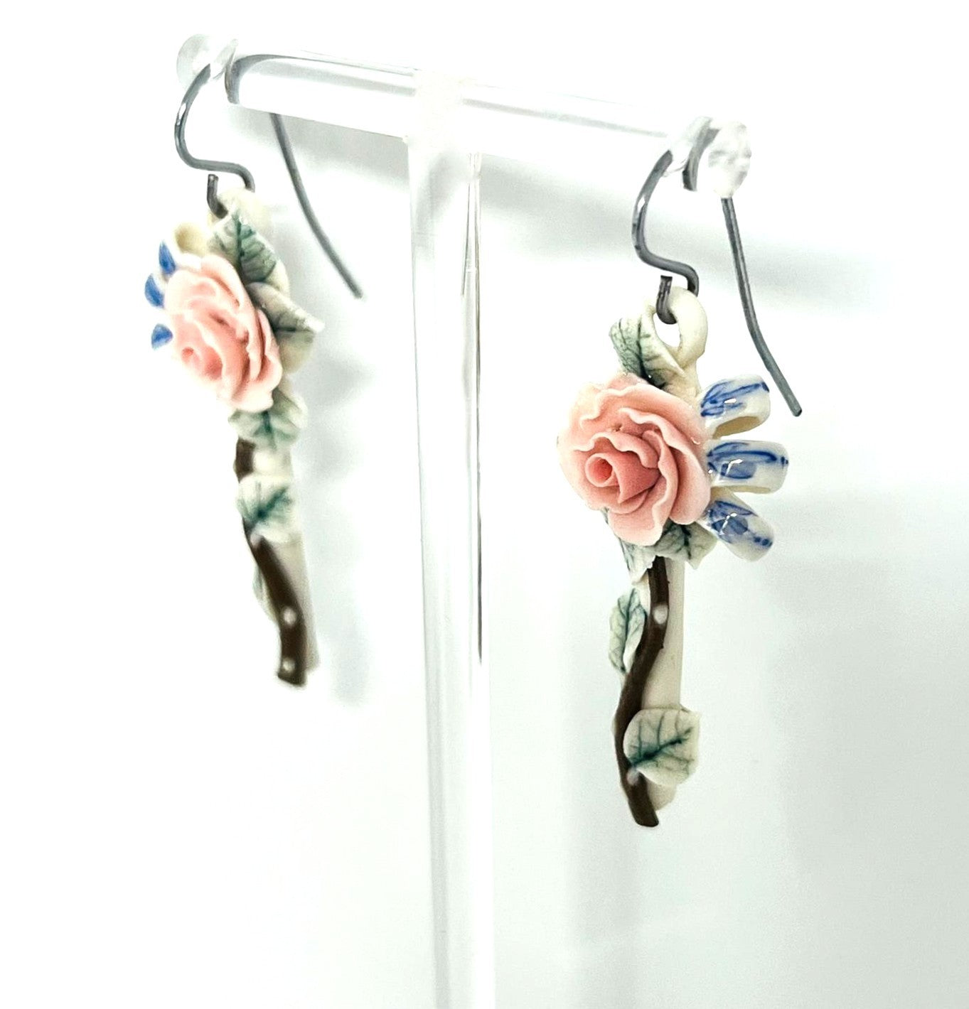 Porzellan Schmuck-Set Rosen 