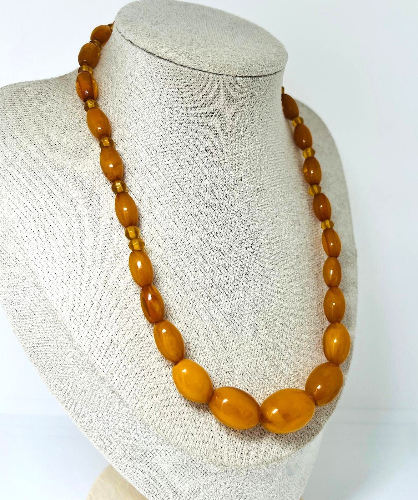 Vintage Butterscotch Bakelit Kette