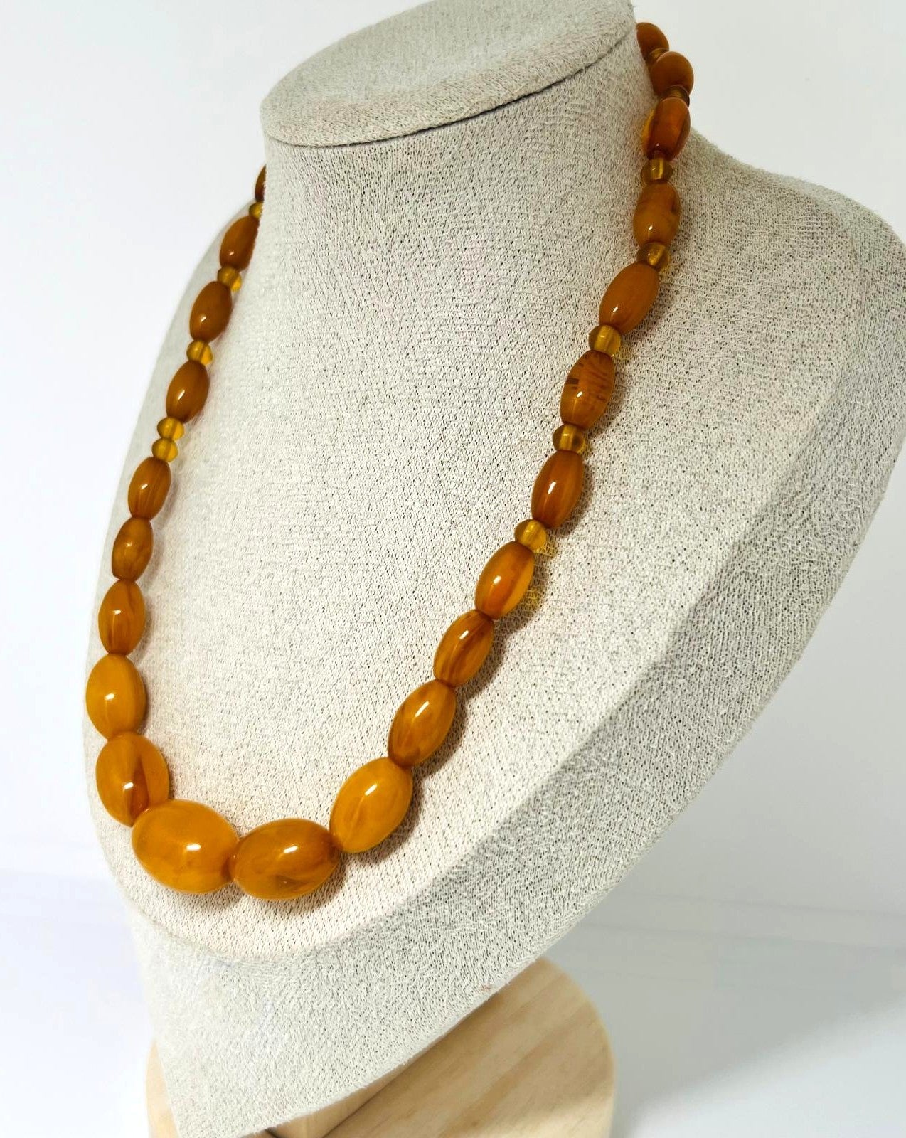 Vintage Butterscotch Bakelit Kette
