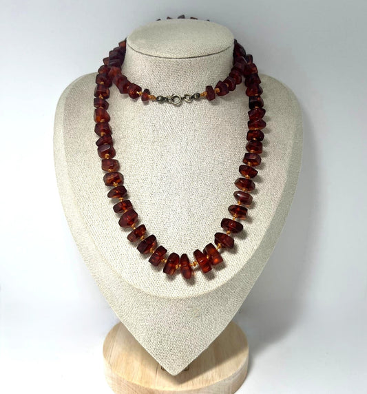 Antike Bernsteinkette 