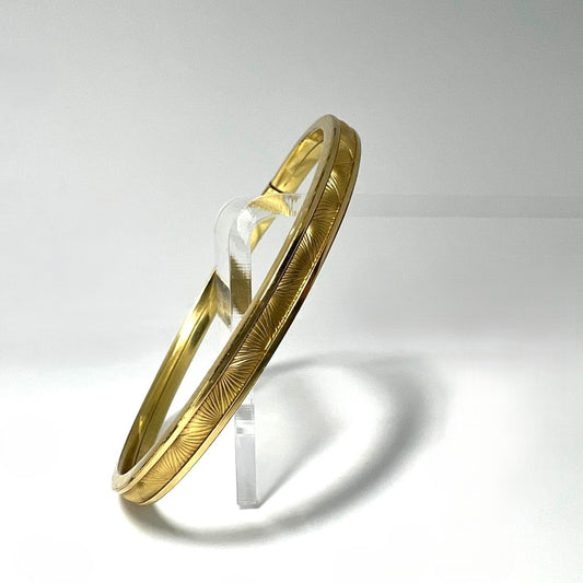 Minimalistischer Art Deco Armreif