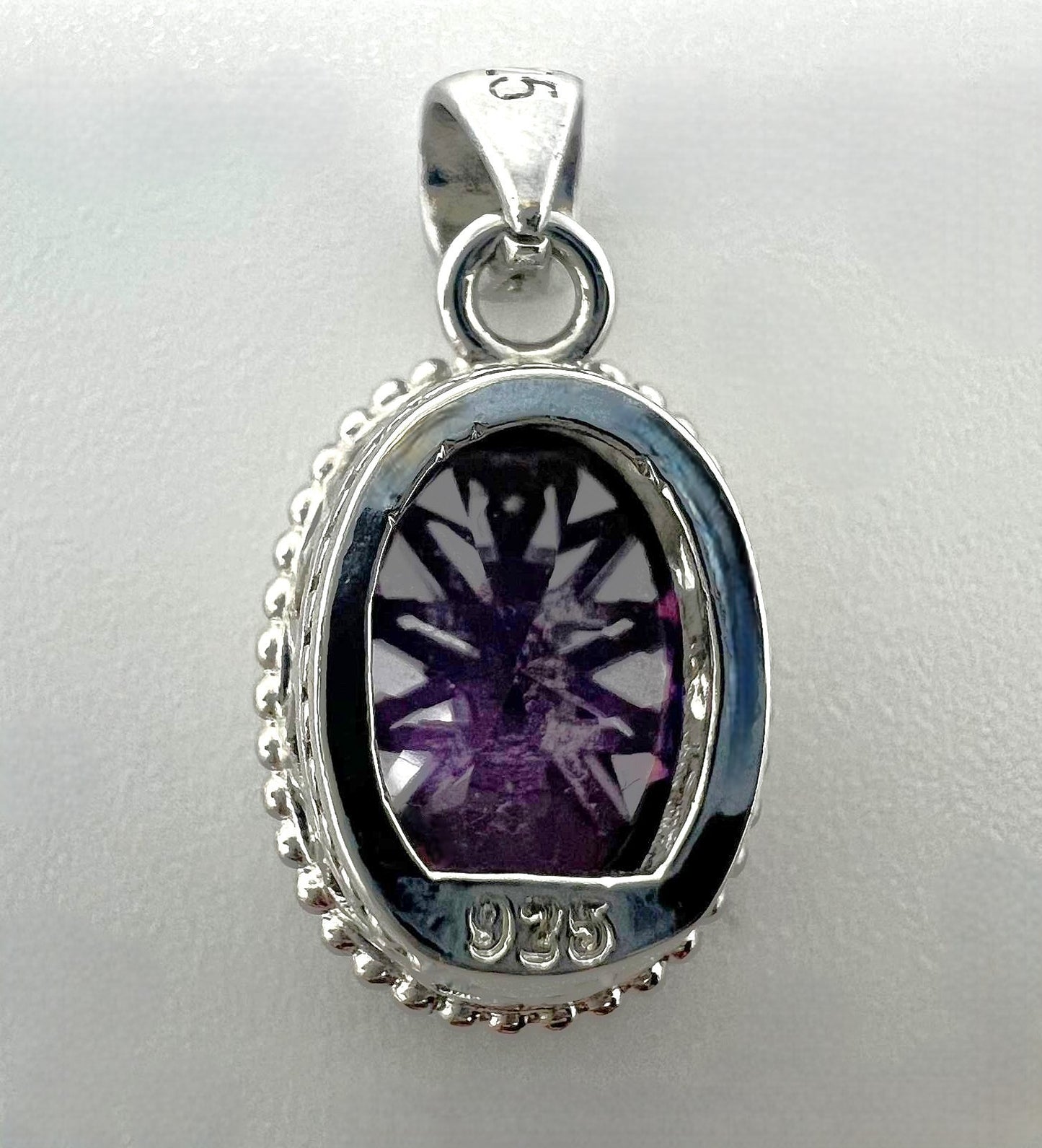  Amethyst Anhänger 925 Silber