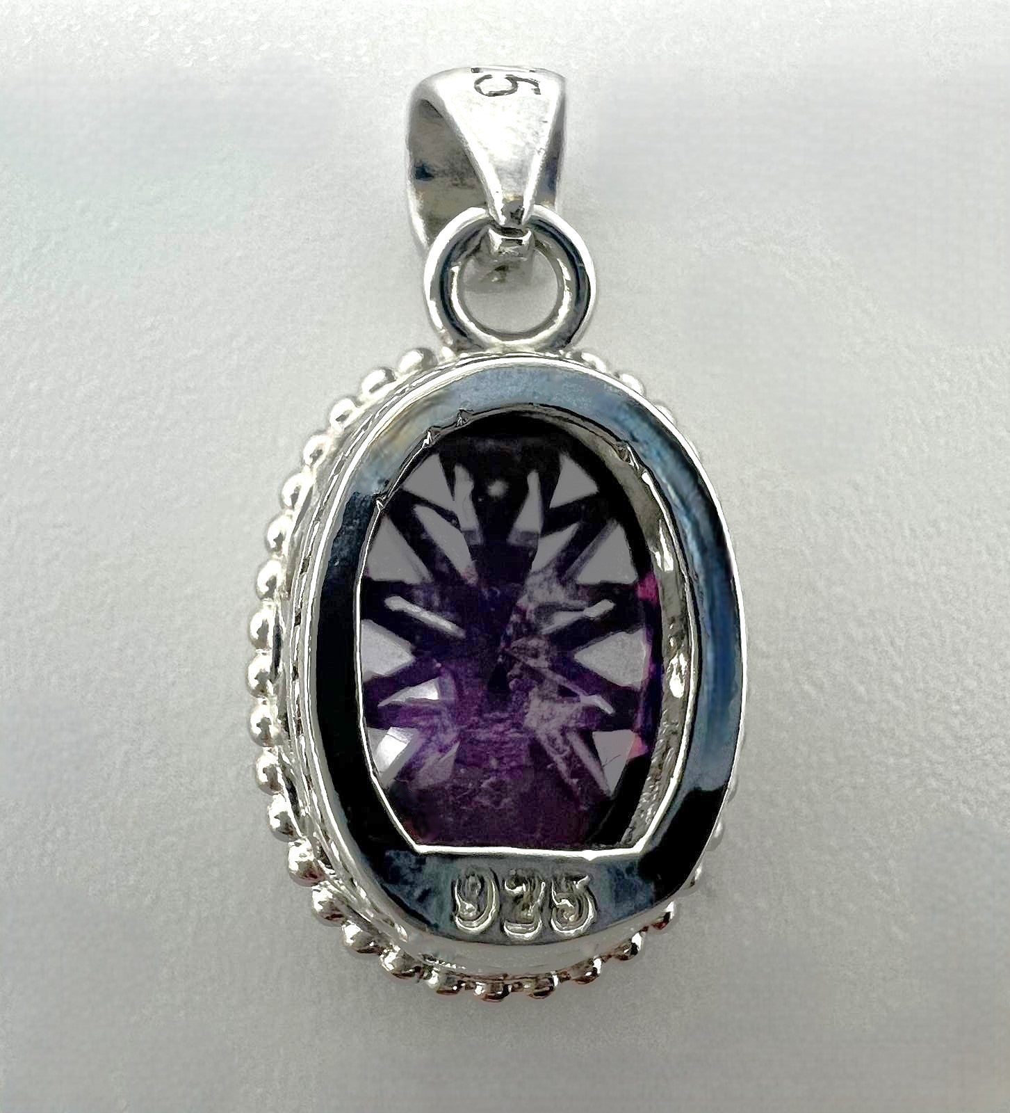  Amethyst Anhänger 925 Silber