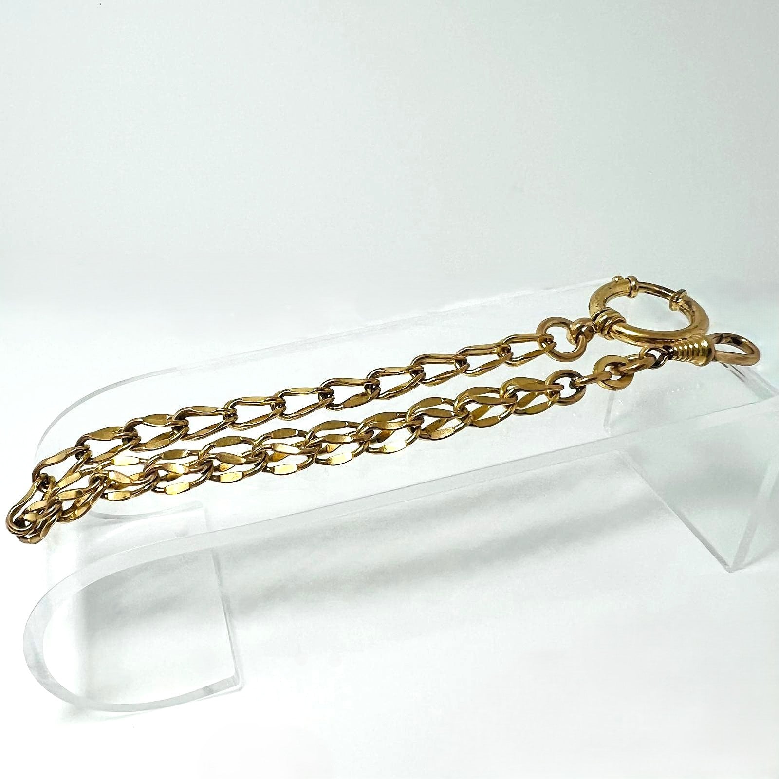 Antike EUREKA Taschenuhrkette