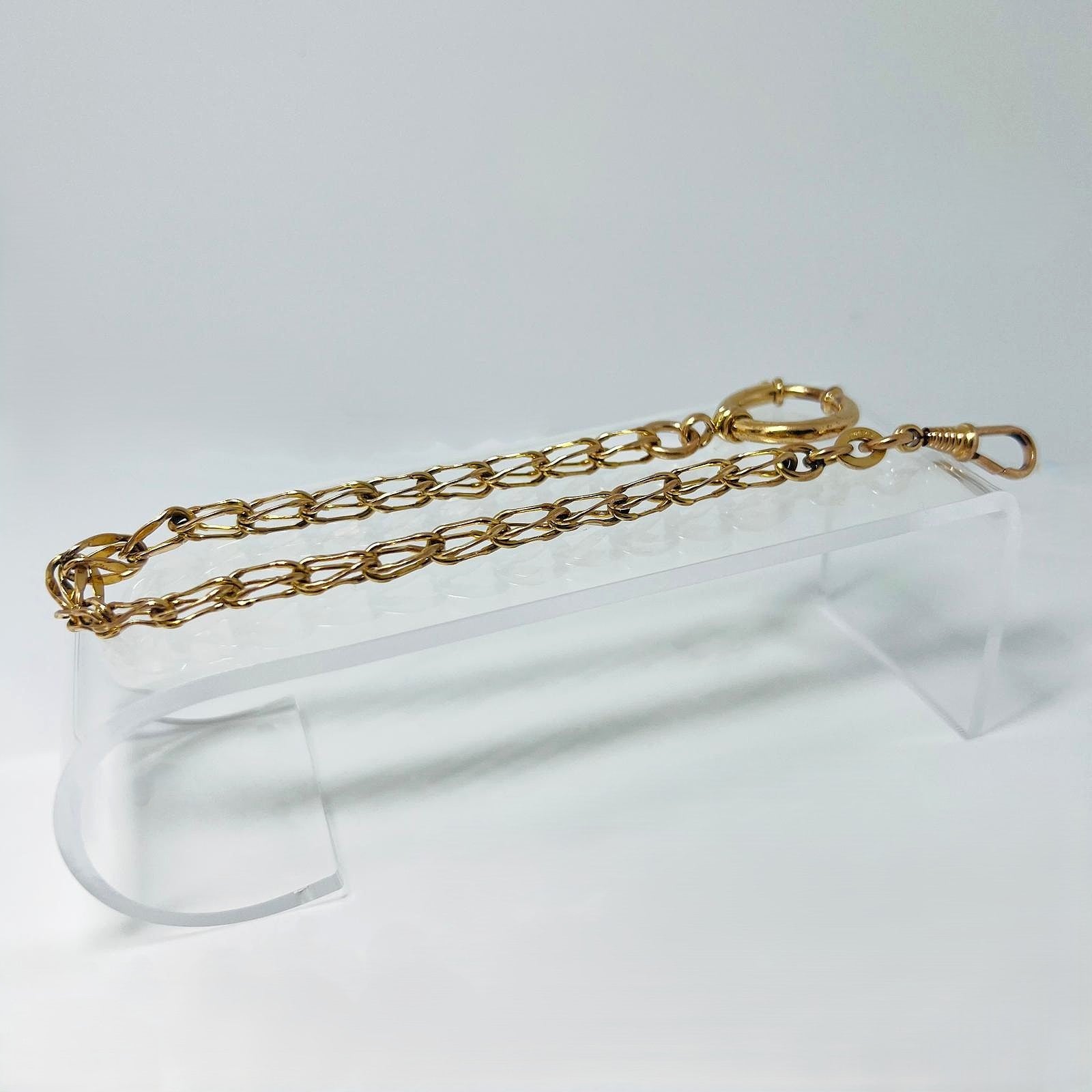 Antike EUREKA Taschenuhrkette