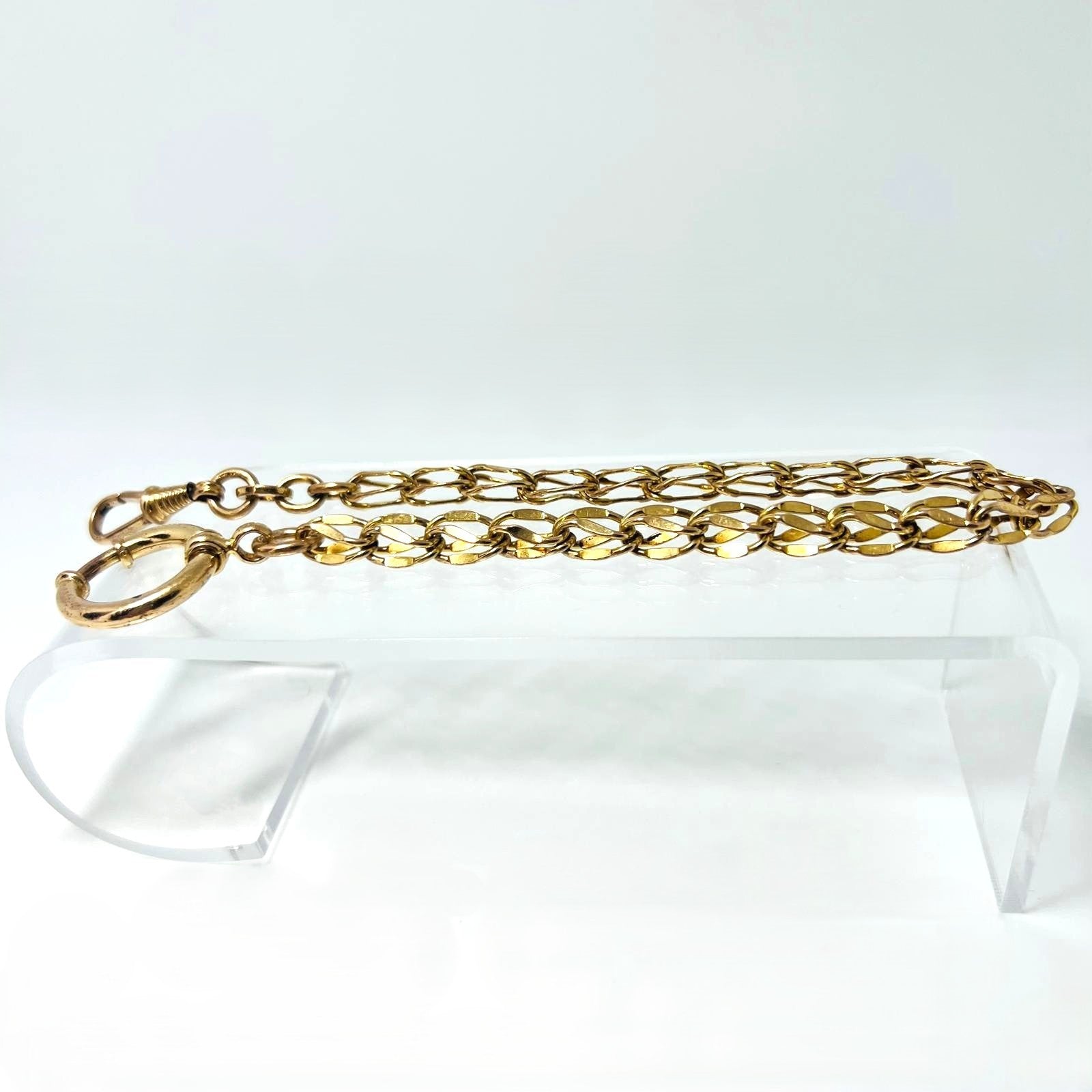 Antike EUREKA Taschenuhrkette