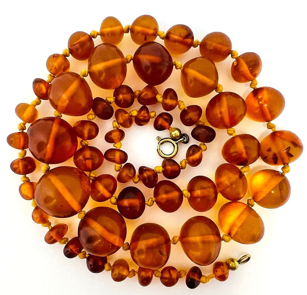 Antike Bernsteinkette 