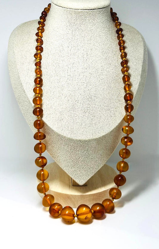 Antike Bernsteinkette 