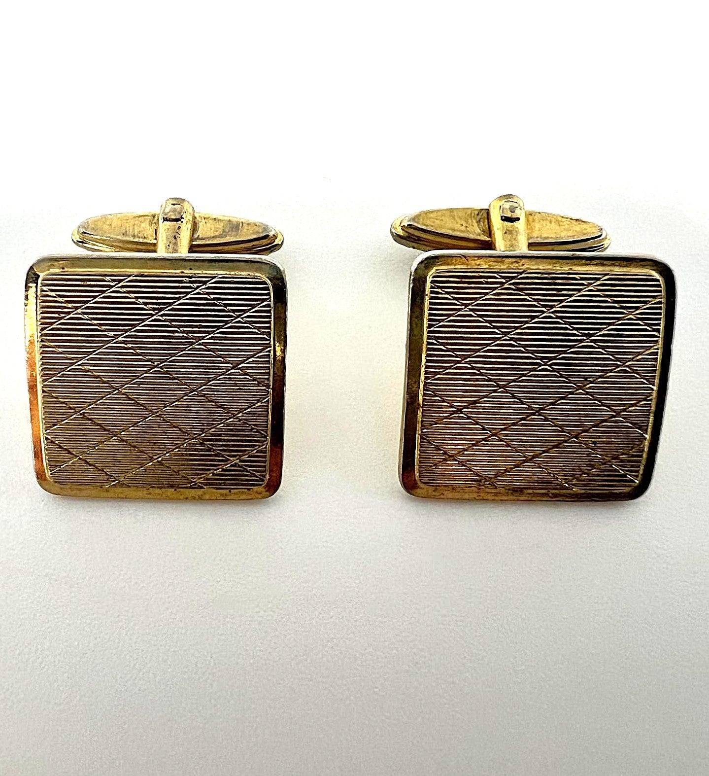 Vergoldete Manschettenknöpfe