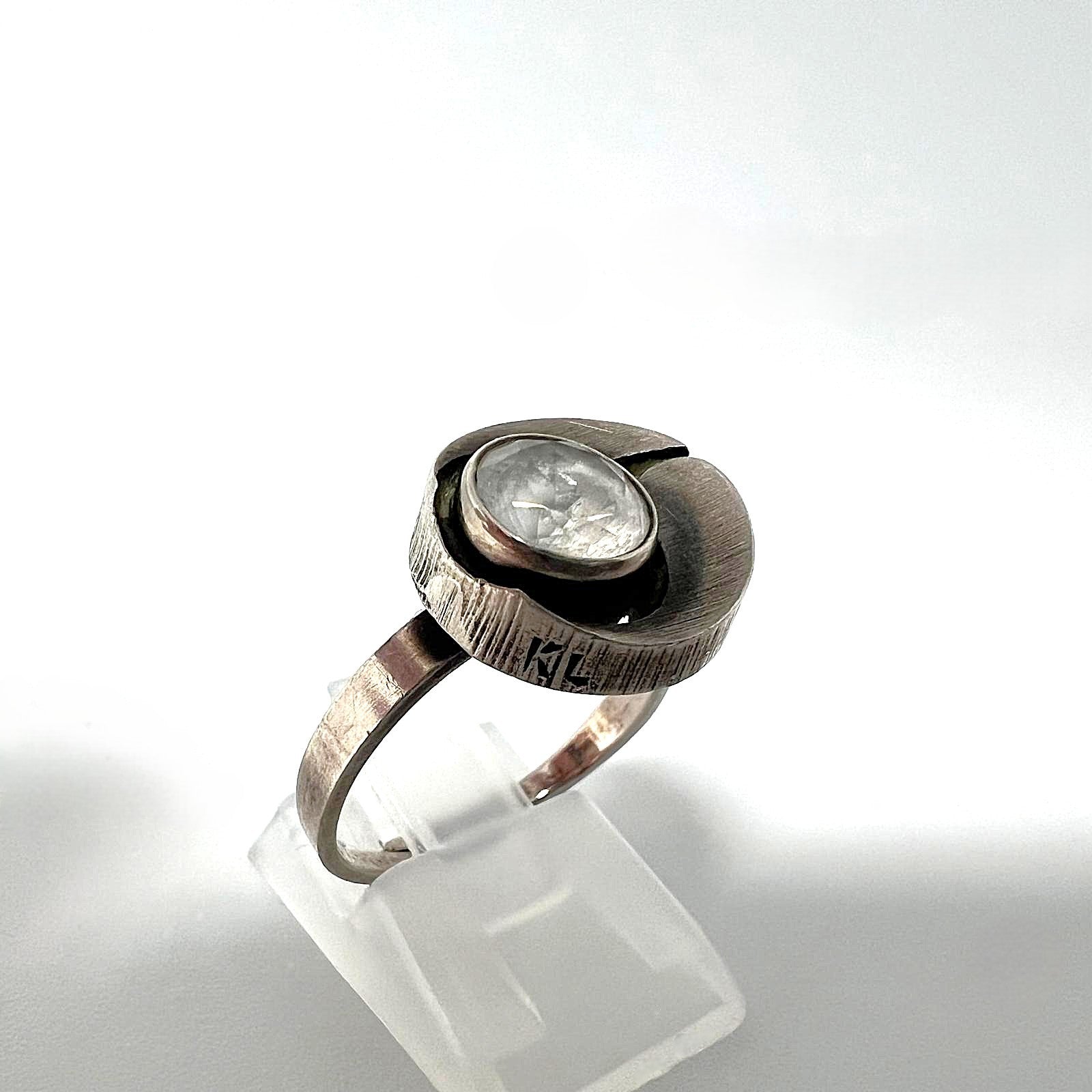 Finnischer Modernist 925 Silberring