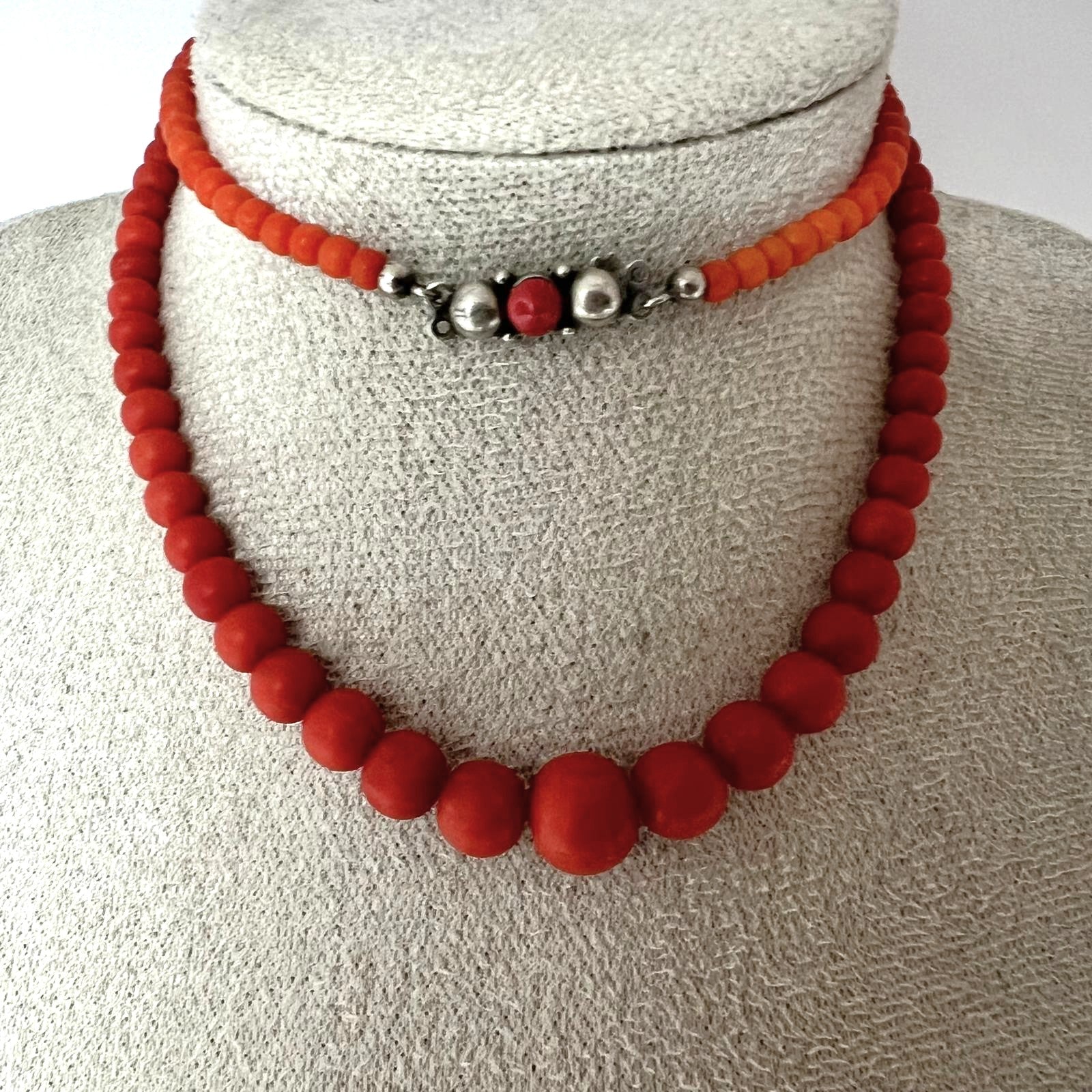 Art Déco Korallenkette