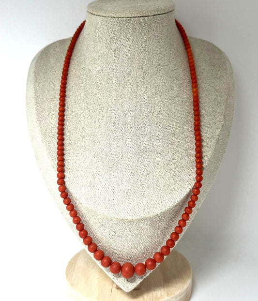 Art Déco Korallenkette
