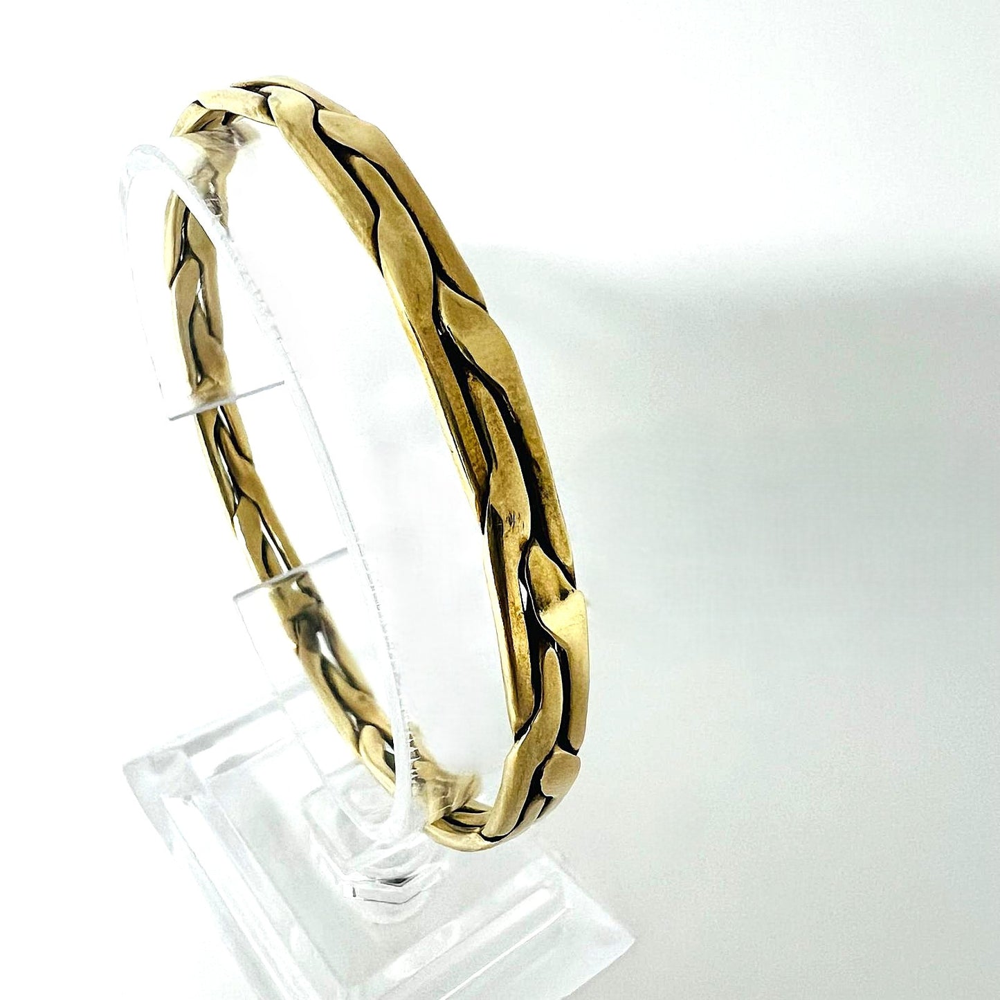 Antiker Messing-Armreif 