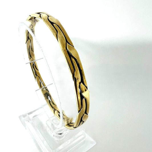 Antiker Messing-Armreif 