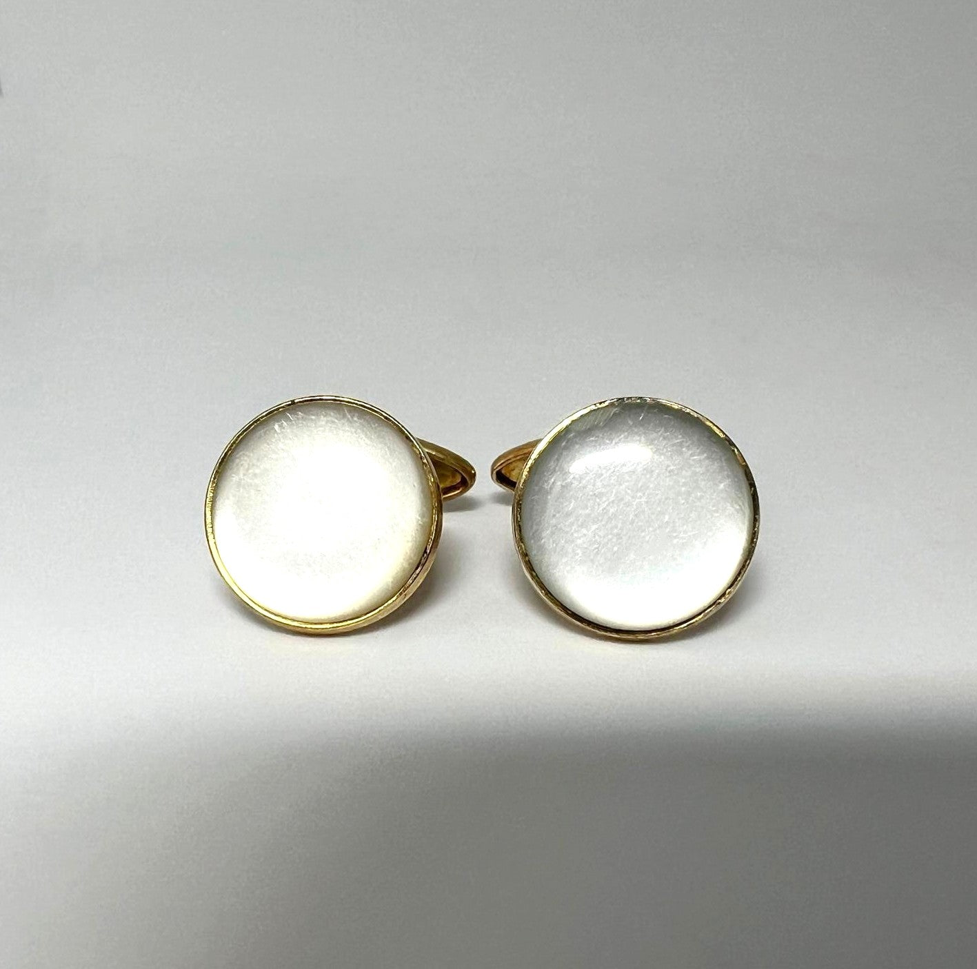 Vintage vergoldete Manschettenknöpfe 