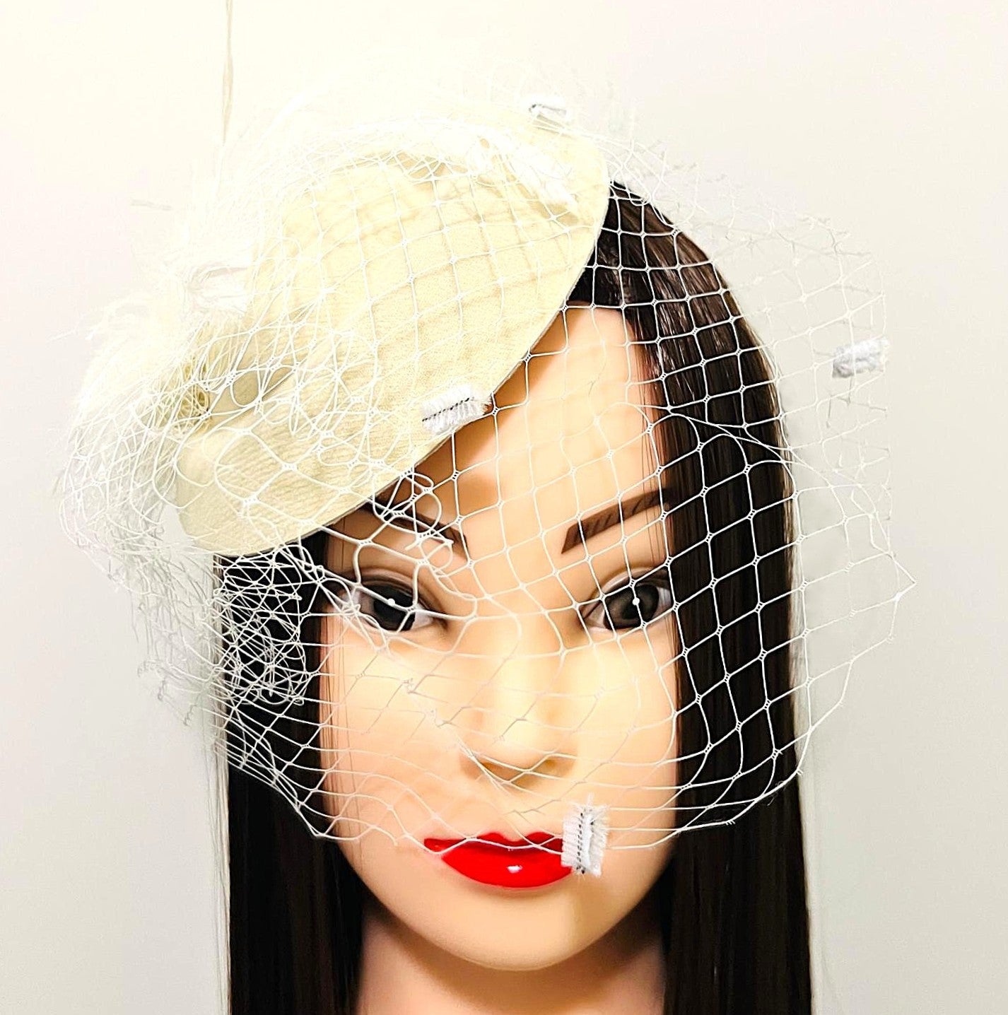 Fascinator mit Birdcage
