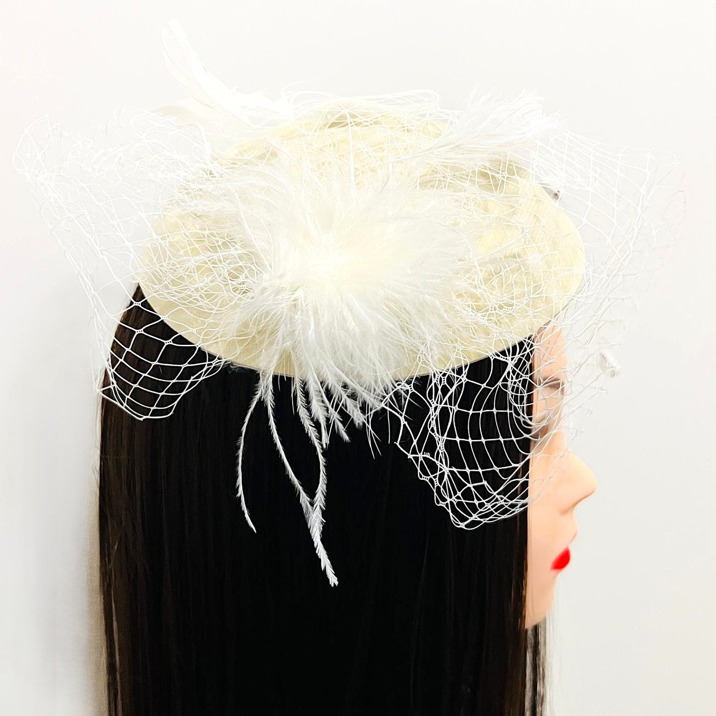 Fascinator mit Birdcage