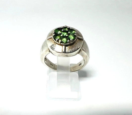  Peridot Ring 925 Silber