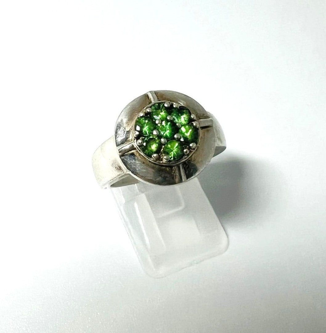  Peridot Ring 925 Silber